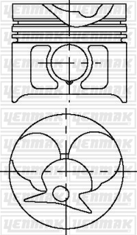 MOTOR PİSTON SEGMAN STD 190D 2.5 250TD-250D TURBO 300D-300TD-300TD TURBO E300TD-300SD - YENMAK