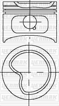 MOTOR PİSTON SEGMAN STD 300E-300GE-300SE-300 SL - YENMAK