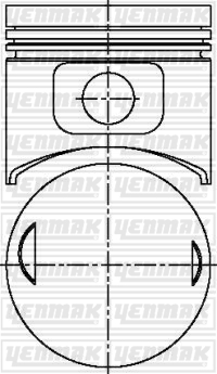 MOTOR PİSTON SEGMAN STD 190-200-190E-200E-200GE - YENMAK