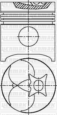 MOTOR PİSTON SEGMAN STD 200 D-132 - YENMAK