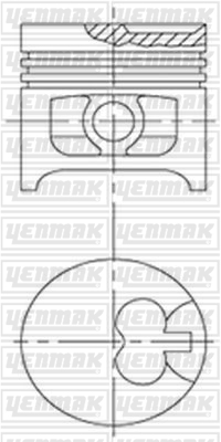 MOTOR PİSTON SEGMAN STD REKORD-SENATOR TD - YENMAK