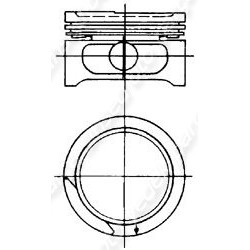 x MOTOR PİSTON SEGMAN STD ASCONA-KADETT-COMBO 1.6D 81-88 1.6 DA 80.0 - YENMAK