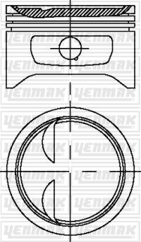 MOTOR PİSTON SEGMAN STD FRONTERA A-OMEGA 2.4 - YENMAK