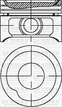 x MOTOR PİSTON SEGMAN STD CORSA-KADET-ASTRA-COMBO 1.4İ 90-93 1.4 NV/ C1.4 NZ 77.6 - YENMAK