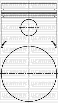 MOTOR PİSTON SEGMAN STD P304-P305 - YENMAK