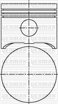 MOTOR PİSTON SEGMAN STD 504 L-504 GR-SR J7-J5-C25 - YENMAK