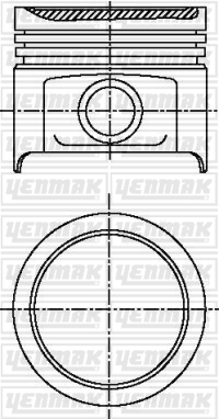 MOTOR PİSTON SEGMAN STD C3 I-II-NEMO 1.4 106 I 1.4 205 I-II 1.4 206-207-306 1.4 / PARTNER 1.4 / BI - YENMAK