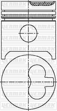 MOTOR PİSTON SEGMAN STD 505-J 9-GRANADA-SCORPION-KORANDO - YENMAK