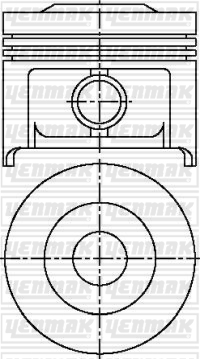 MOTOR PİSTON SEGMAN STD 205-309 - YENMAK