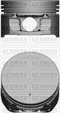 MOTOR PİSTON SEGMAN STD TU5JP4 1.6 16 V TEPE YÜK 0.15 MM 109 KW - YENMAK