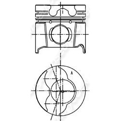 MOTOR PİSTON SEGMAN LGN- 2.0 F3R 722 94-03 0.50 - YENMAK