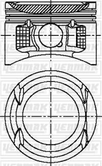 MOTOR PİSTON SEGMAN LGN I-II 2.0 16V F4R STD - YENMAK