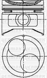 MOTOR PİSTON SEGMAN STD CORSA 1.2 KADET 1.2 TYPE - YENMAK