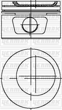 x MOTOR PİSTON SEGMAN STD OMEGA-KADETT GSI-ASCONA 86-95 1.8 E 84.8 - YENMAK