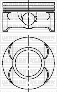 x MOTOR PİSTON SEGMAN STD VECTRA C 06 ASTRA 04 SIGNUM 05 1.8İ 16V Z 18 XER 80.50 - YENMAK