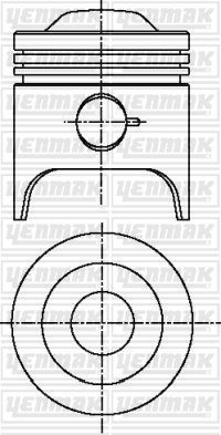 MOTOR PİSTON SEGMAN STD 131 BC 74.0 - YENMAK