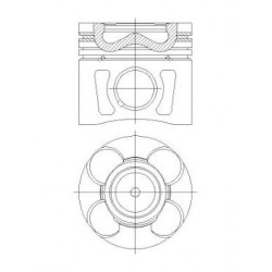 MOTOR PİSTON SEGMAN DOBLO-FİORİNO- LINEA-GRANDE PUNTO-ASTRA 1.3 CDTI 16V STD Euro5 69.60 mm - YENMAK