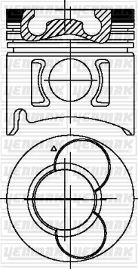 PISTON SEGMAN ISUZU NKR55 ADET A/ B/ C - YENMAK