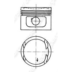 MOTOR PİSTON SEGMAN STD 325i - YENMAK