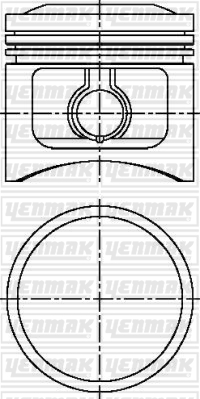 MOTOR PİSTON SEGMAN STD 318-518-316 - YENMAK