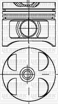 MOTOR PİSTON SEGMAN STD C220D-E220D - YENMAK