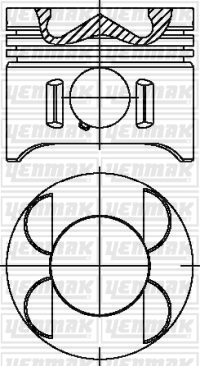 MOTOR PİSTON SEGMAN STD E200-E220-C220-C200-VITO 108-110-112-SPRINTER - YENMAK