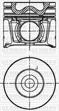 PISTON SEGMAN STD MAZDA BT50 16V DOCH 06- TURBO 93 MM - YENMAK