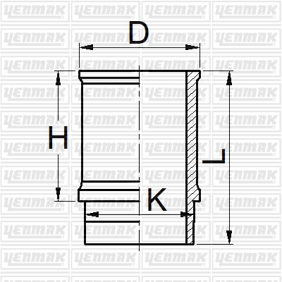 MOTOR GÖMLEĞİ 304 XL3 76.00 STD - YENMAK