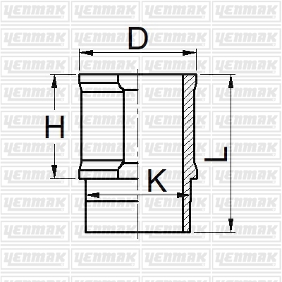 MOTOR GÖMLEĞİ P505 ZDJL-ZDJK-J7T 980/892 88.00 ÇAP STD - YENMAK