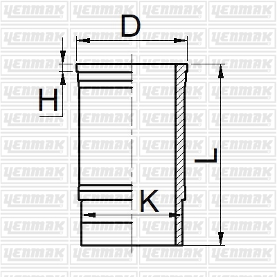 MOTOR GÖMLEĞİ 504 DİZEL XDP 90.00 STD - YENMAK