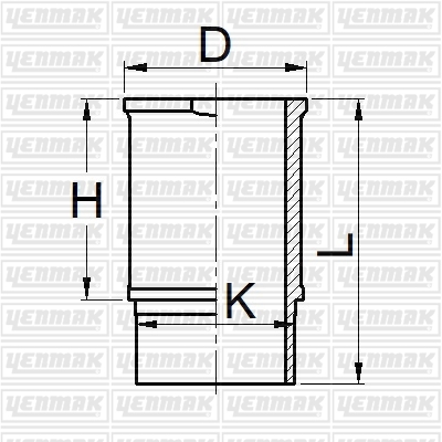 MOTOR GÖMLEĞİ R19-R9-R11 SUPER5 TR-GTR 71.50 STD - YENMAK