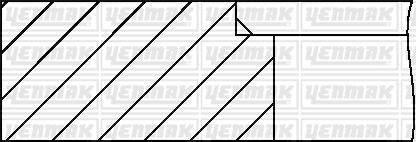 MOTOR SEGMAN 182B6000 16V 103PS PALİO 1.6 16V 86.4 - YENMAK