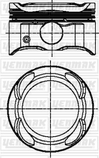 PISTON SEGMAN STD I20 1.2 G4LA 71.50 MM - YENMAK