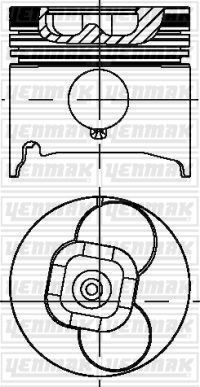 PISTON SEGMAN STD ISUZU TFR ADET NPR SEGMANLI - YENMAK