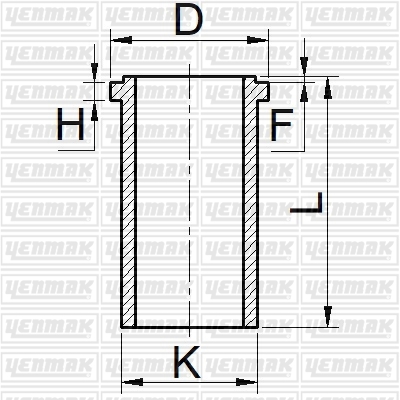 GOMLEK STD 4 SEGMANLI ISUZU EURO2 NQR / TURKUAZ 4HE1TC - YENMAK