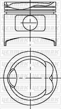 MOTOR PİSTON SEGMAN STD KIA 71MM - YENMAK