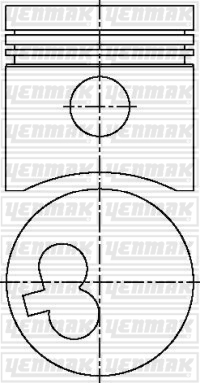 PISTON SEGMAN STD CERES 2400 ADET - YENMAK