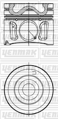 MOTOR PİSTON SEGMAN STD LAND ROVER 84MM - YENMAK