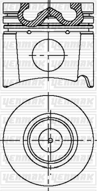 MOTOR PİSTON SEGMAN STD LAND ROVER 84.45MM - YENMAK