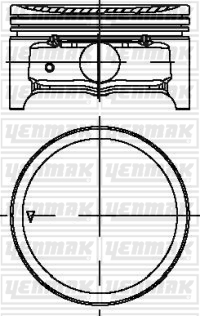 MOTOR PİSTON SEGMAN STD MAZDA 87.5MM - YENMAK