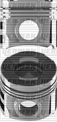 PISTON SEGMAN STD 1-3 L200 CR 10-15 EURO5 - YENMAK