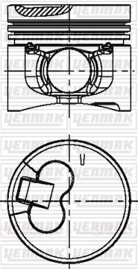 PISTON SEGMAN STD 1-3 L200 MAGNUM 4D56T 32 MM PIM - YENMAK