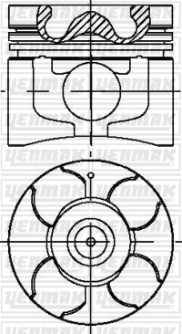 PISTON SEGMAN STD 2-4 L200 CR 06 -09 EURO 4 ADET FİYATI - YENMAK