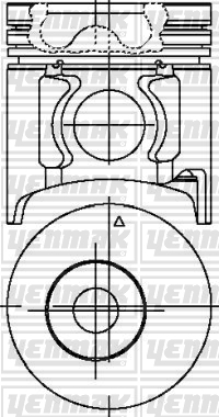 PISTON SEGMAN STD CANTER 659 TURBO - YENMAK