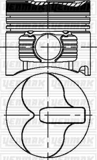 PISTON SEGMAN STD VANETTA CARGO LD23 96- - YENMAK