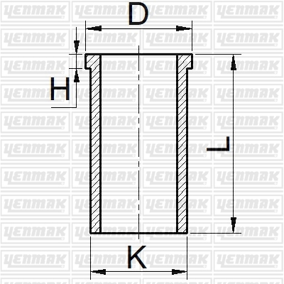 GOMLEK STD NISSAN PICK-UP D21-D22 TD27 89-02 / TERRANO 2.7 / URVAN BD30 - YENMAK