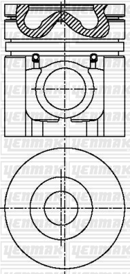 MOTOR PİSTON SEGMAN STD NISSAN 100MM - YENMAK