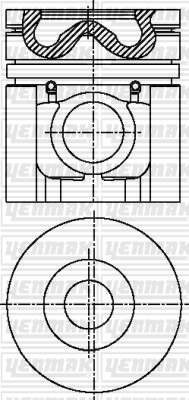 MOTOR PİSTON SEGMAN STD NISSAN 100MM - YENMAK