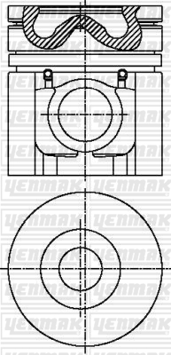 MOTOR PİSTON SEGMAN STD NISSAN 100MM - YENMAK