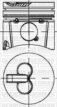 PISTON SEGMAN STD INDICA / INDIGO / MARINA TCIC TURBO-EURO3 - YENMAK